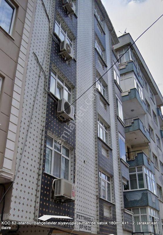  istanbul Bahçelievler siyavuşpaşa mah de satılık 180m2 4+1 –2. (arakat)kat daire  