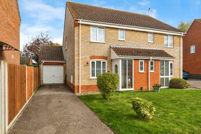 Semi-detached house for sale in Janet Hadenham Close, Worlingham, Beccles, Suffolk NR34