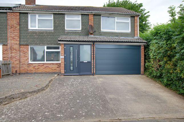 Semi-detached house for sale in Dove Rise, Oadby LE2