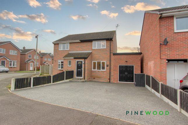 Semi-detached house for sale in Dale View Close, Lower Pilsley, Chesterfield, Derbyshire S45