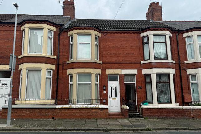 Terraced house for sale in 62 Portland Street, Birkenhead, Merseyside CH41