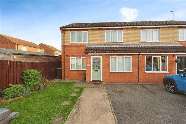 Semi-detached house for sale in Rossington Close, Metheringham, Lincoln LN4