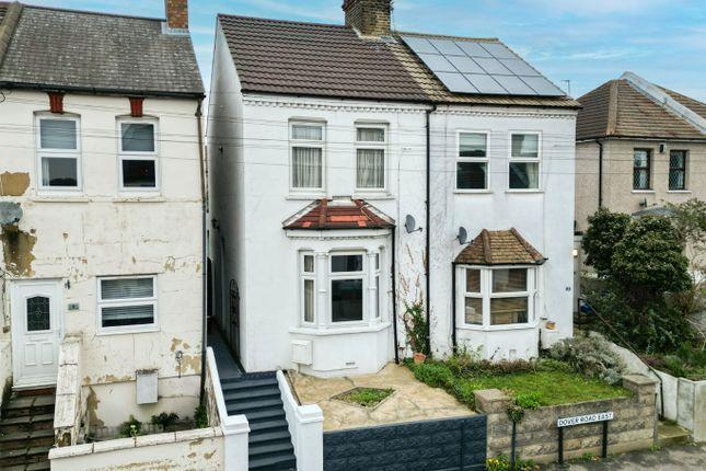 Semi-detached house for sale in Dover Road East, Gravesend, Kent DA11