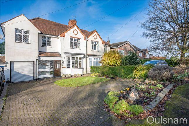 Semi-detached house for sale in Old Birmingham Road, Marlbrook, Bromsgrove, Worcestershire B60