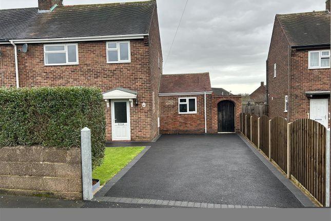 Semi-detached house for sale in Elmsdale Road, Hartshorne, Swadlincote DE11