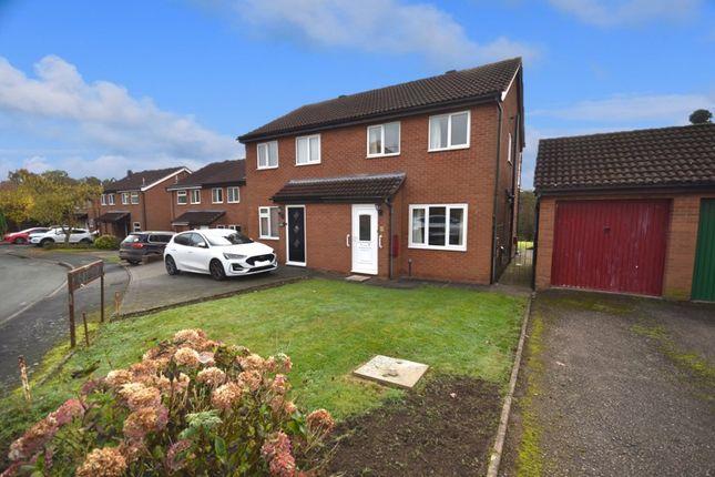 Semi-detached house for sale in De Warenne Close, Whitchurch SY13