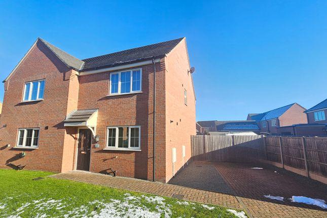 Semi-detached house for sale in Sessile Crescent, Ruskington NG34