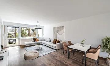 Gemütliche 1-Zimmer-Wohnung mit Südbalkon in begehrter Lage - Solln