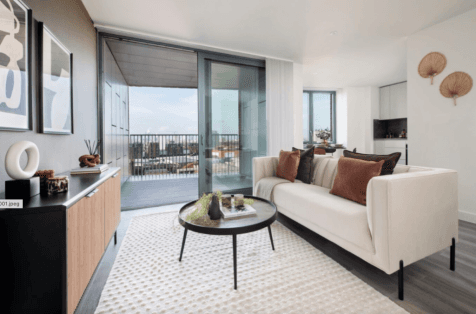2 bedroom apartment for sale in Three Waters, Gillender Street, London, E3