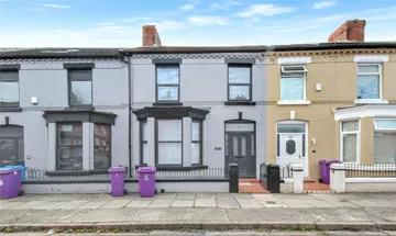 3 bedroom terraced house for sale in Granville Road, Wavertree, Liverpool, Merseyside, L15