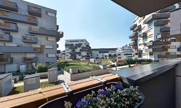 Beautiful, new, furnished condominium, immediate occupancy, 2 rooms, balcony, beautiful green view, 1220 Vienna