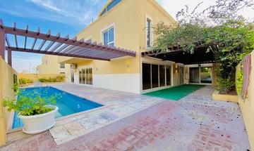 Separate Villa 4 Master Bedroom Hall With Private Swimming Pool Covered Parking Maid-Room Drawer-Room Terrace Villa At Al raha Gardens For 3.6M