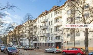IMMOBERLIN.DE - Schöne teilsanierte Altbauwohnung mit Loggia + Lift im Schmargendorfer Zentrum