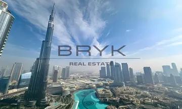 Burj and Fountain View | High Floor | Furnished