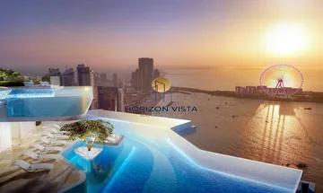 Dubai eye view - waterfront - Private beach