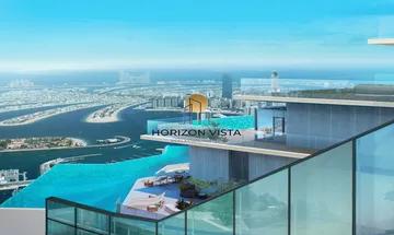 Palm Jumeirah and Dubai eye views - Opulence - Private Beach