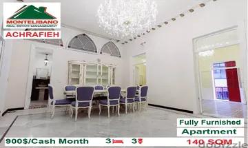 900$!! Historical Apartment for rent located in Achrafieh