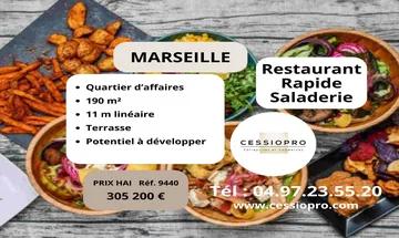 Restaurant Rapide Saladerie Affaire de jour, 190 m2 dont ter