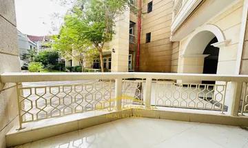 VACANT-UNFURNISHED-SPACIOUS-EXTRAVAGANT STUDIO-BALCONY WITH GARDEN VIEW