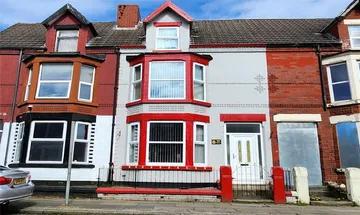 4 bedroom terraced house for sale in Bedford Road, Liverpool, Merseyside, L4