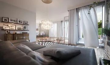 Ruhig und charmant: 2-Zimmer-Wohnung mit offenem Wohnkonzept und Balkon