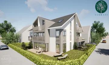 NEUBAU - Hochwertige 3-Zimmer-Dachgeschosswohnung mit 100 m2 Wohn-/Nutzfläche in Waldtrudering